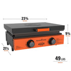 22” Tabletop Griddle with Hard Cover