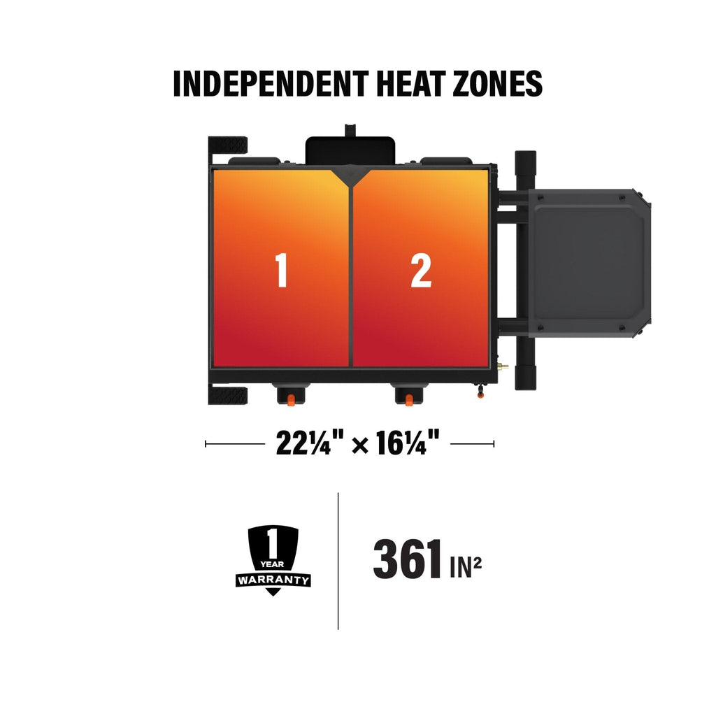 22" Griddle with Flexfold® Legs