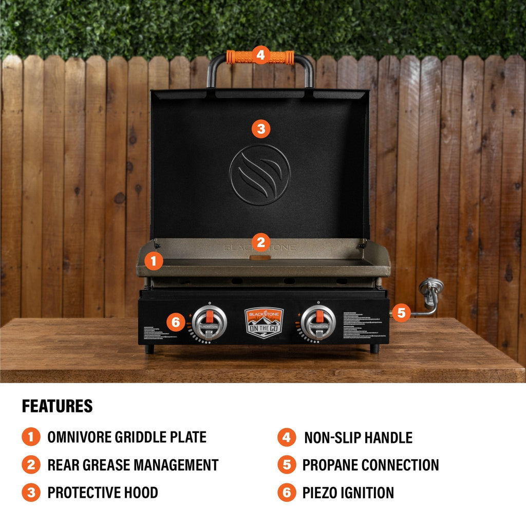 22” Tabletop Griddle with Hood