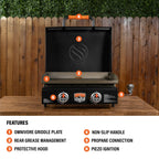 22” Tabletop Griddle with Hood