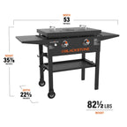 28" Griddle with Hard Cover Bundle