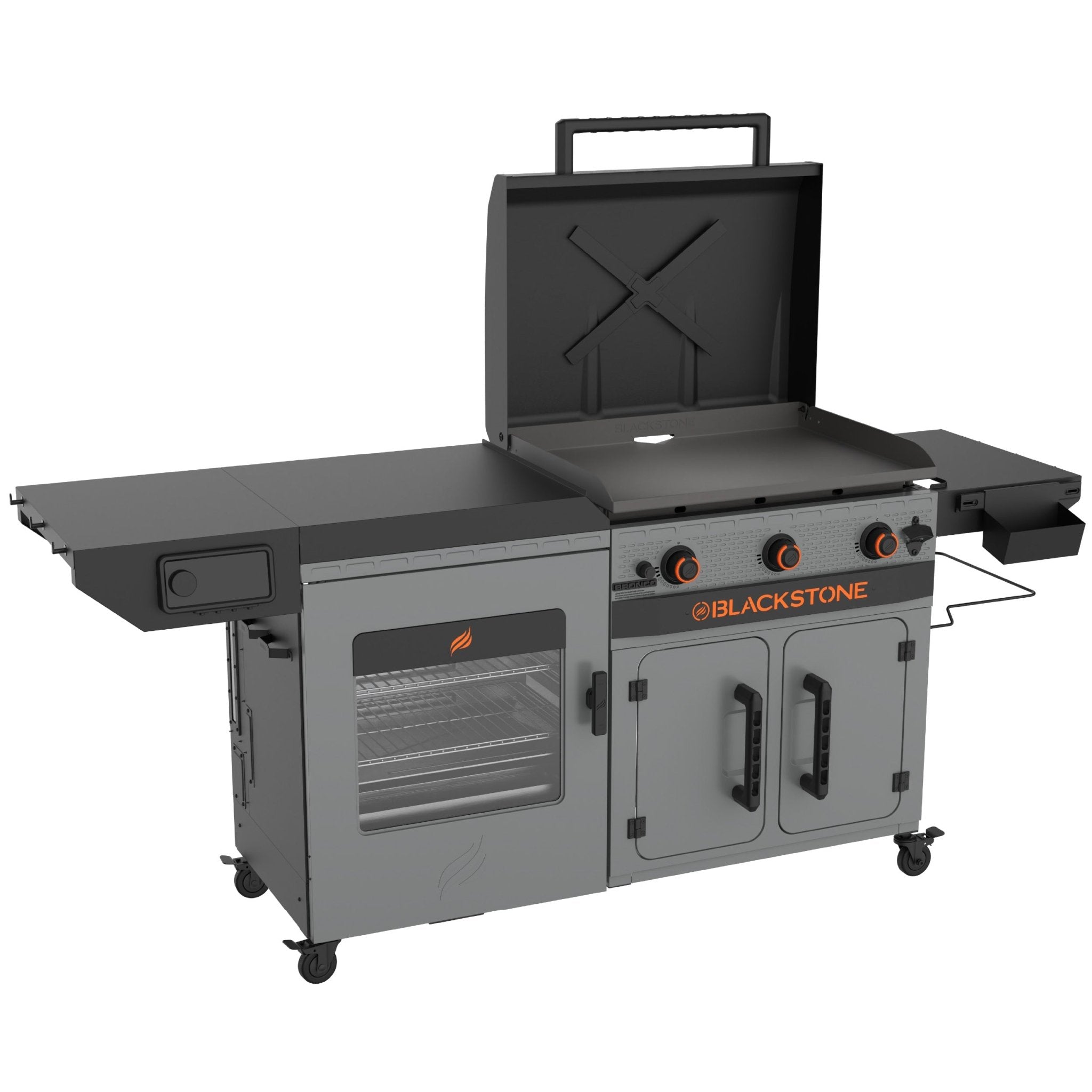 28" XL Griddle Vertical Pellet Smoker Combo