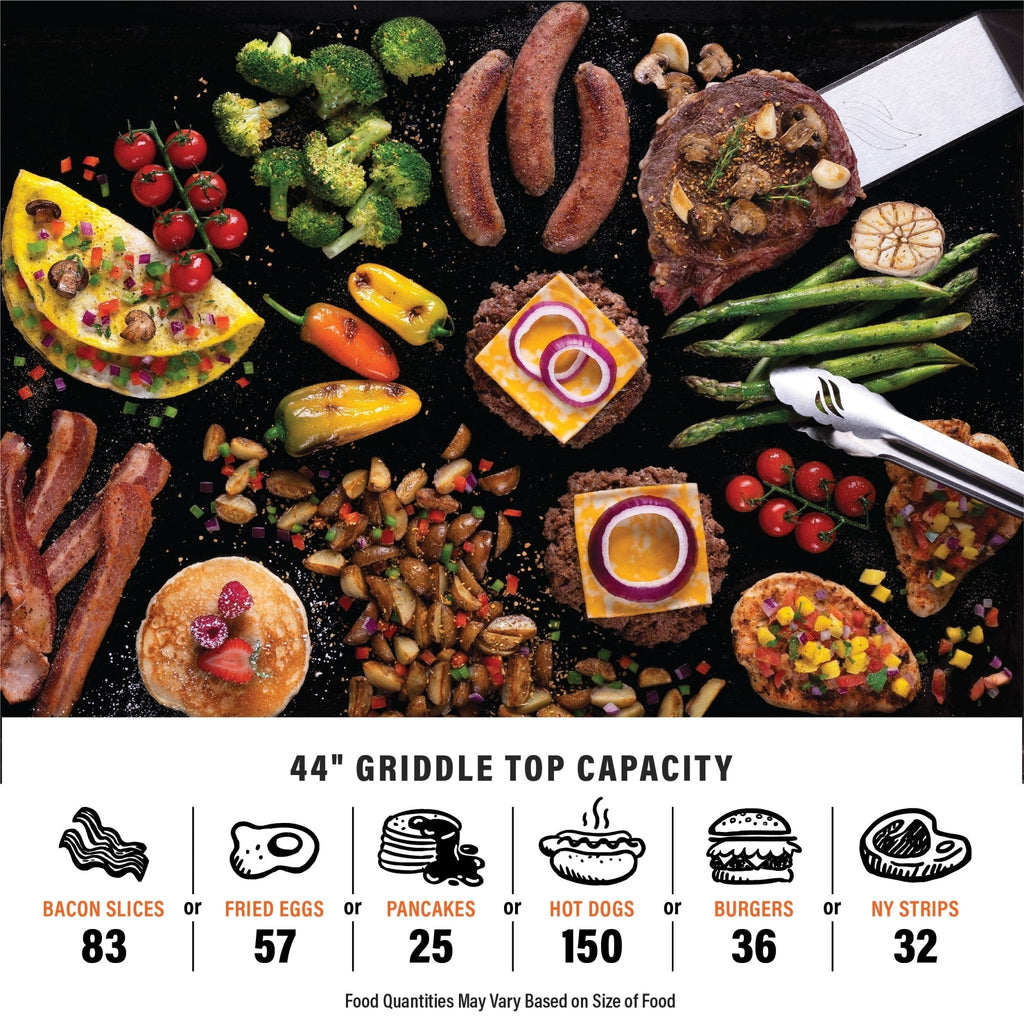 44" Griddle with Hard Cover
