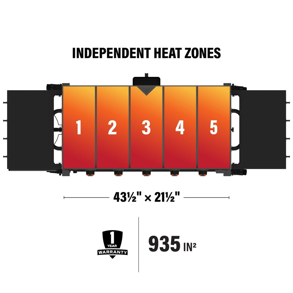 44" Griddle with Hard Cover