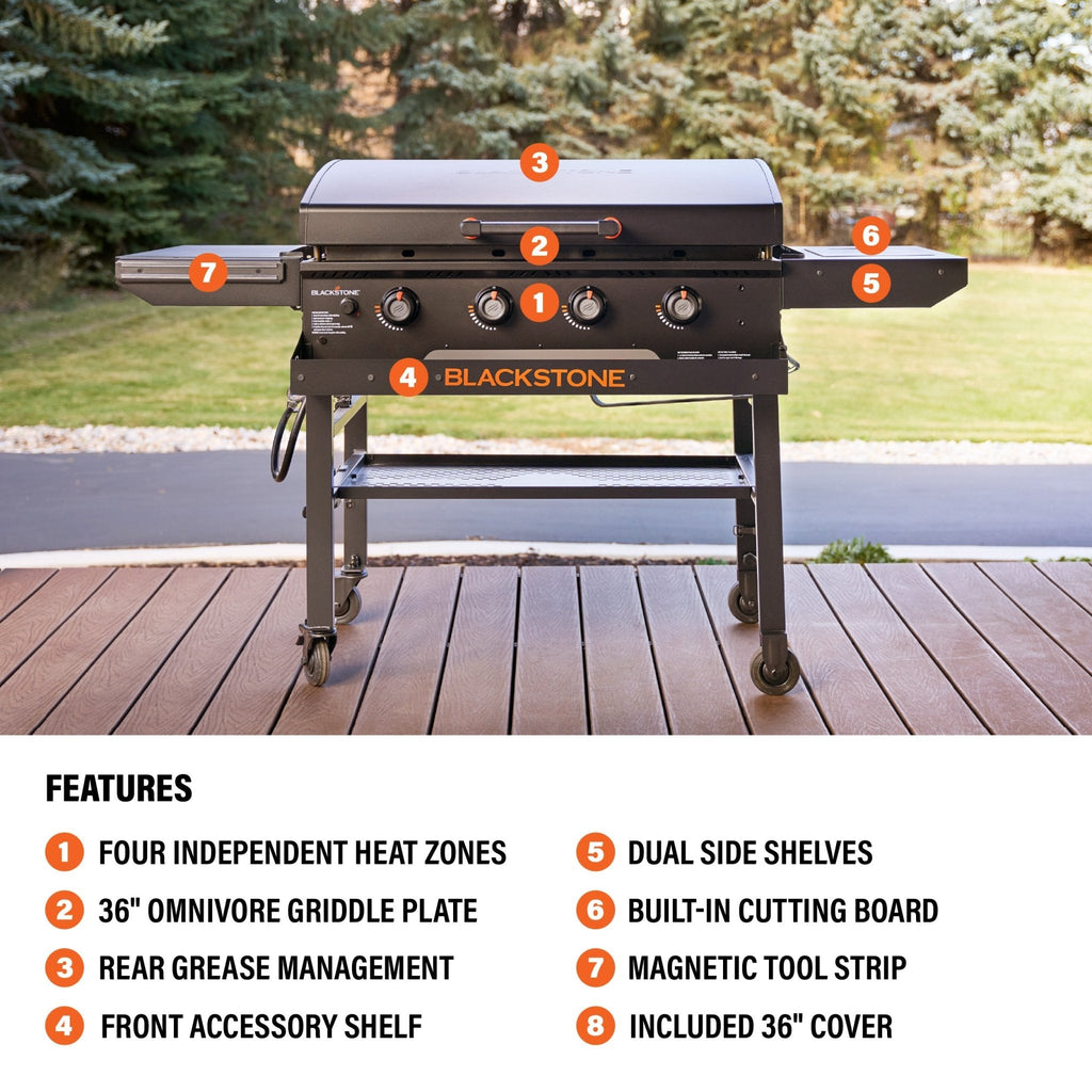 36" Griddle with Hood Bundle