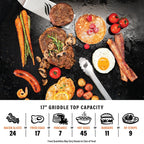 17" Tabletop Griddle with Hood Bundle