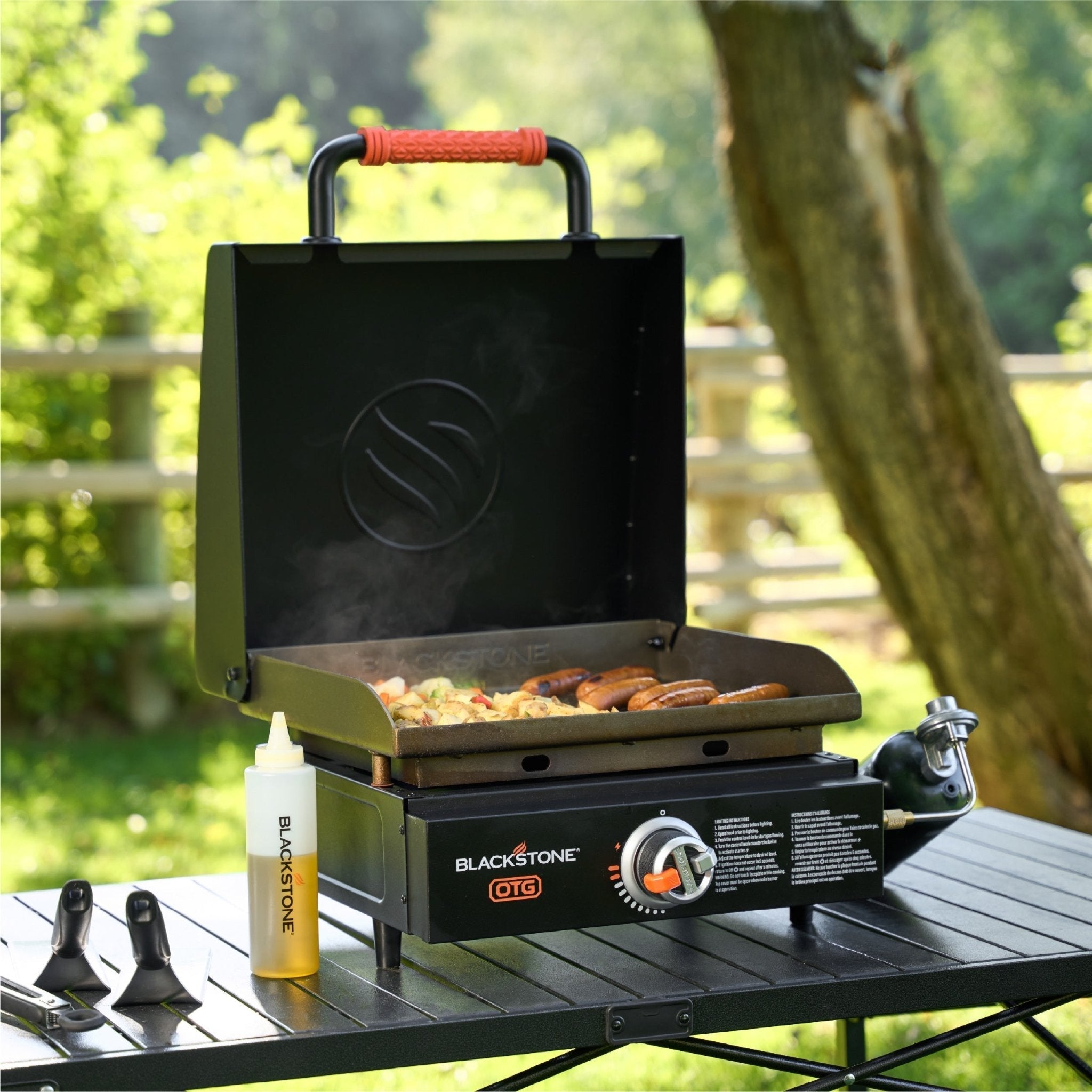 17" Tabletop Griddle with Hood Bundle