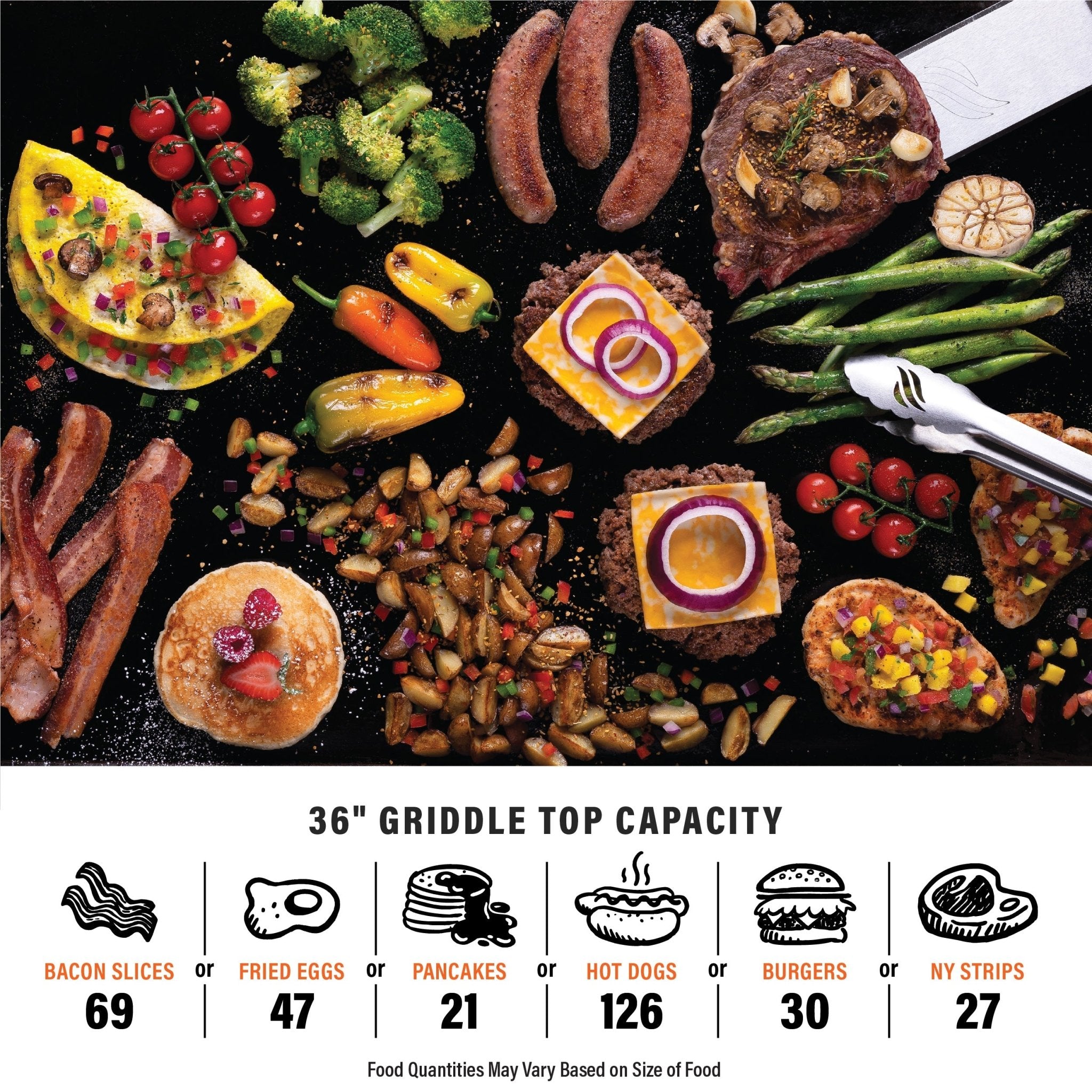 36" Drop-in Griddle with Hood (Propane)